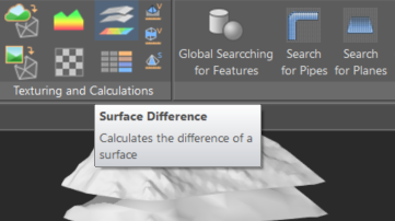 Calcul de différence de surface